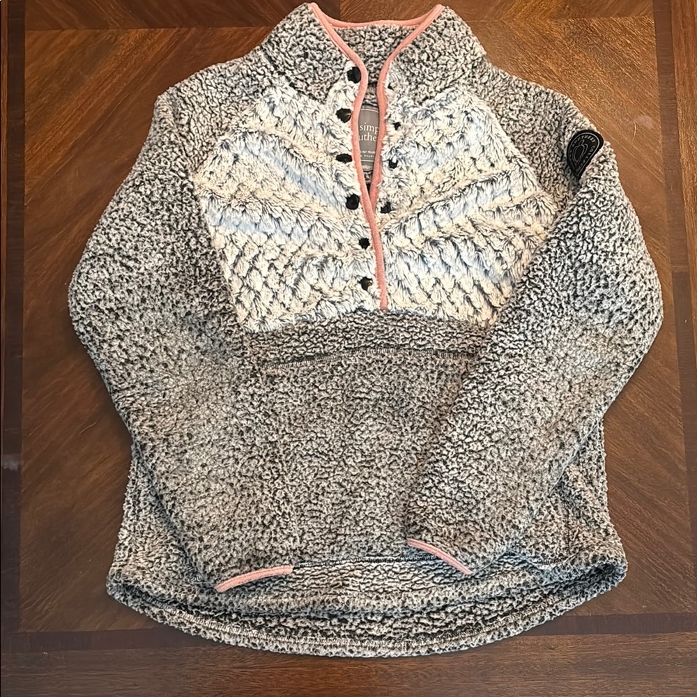 Simply Southern Sherpa jacket Women's Size Small